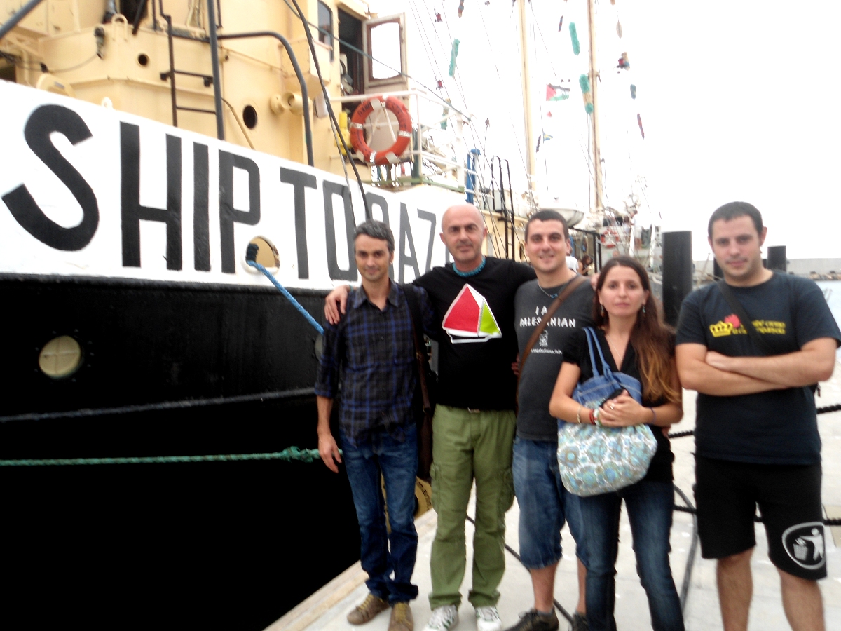 Delegació CUP flotilla llibertat Gaza Palestina Estelle