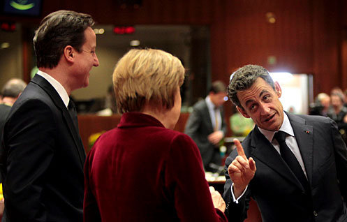 Cameron, Merkel, Sarkozy
