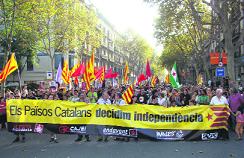 Manifestació de l'11 de Setembre de l'any passat a Barcelona