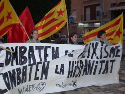 Manifestació antifeixista al País Valencià