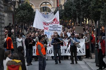 Manifestació contra la corrupció a Palma el 20 de març