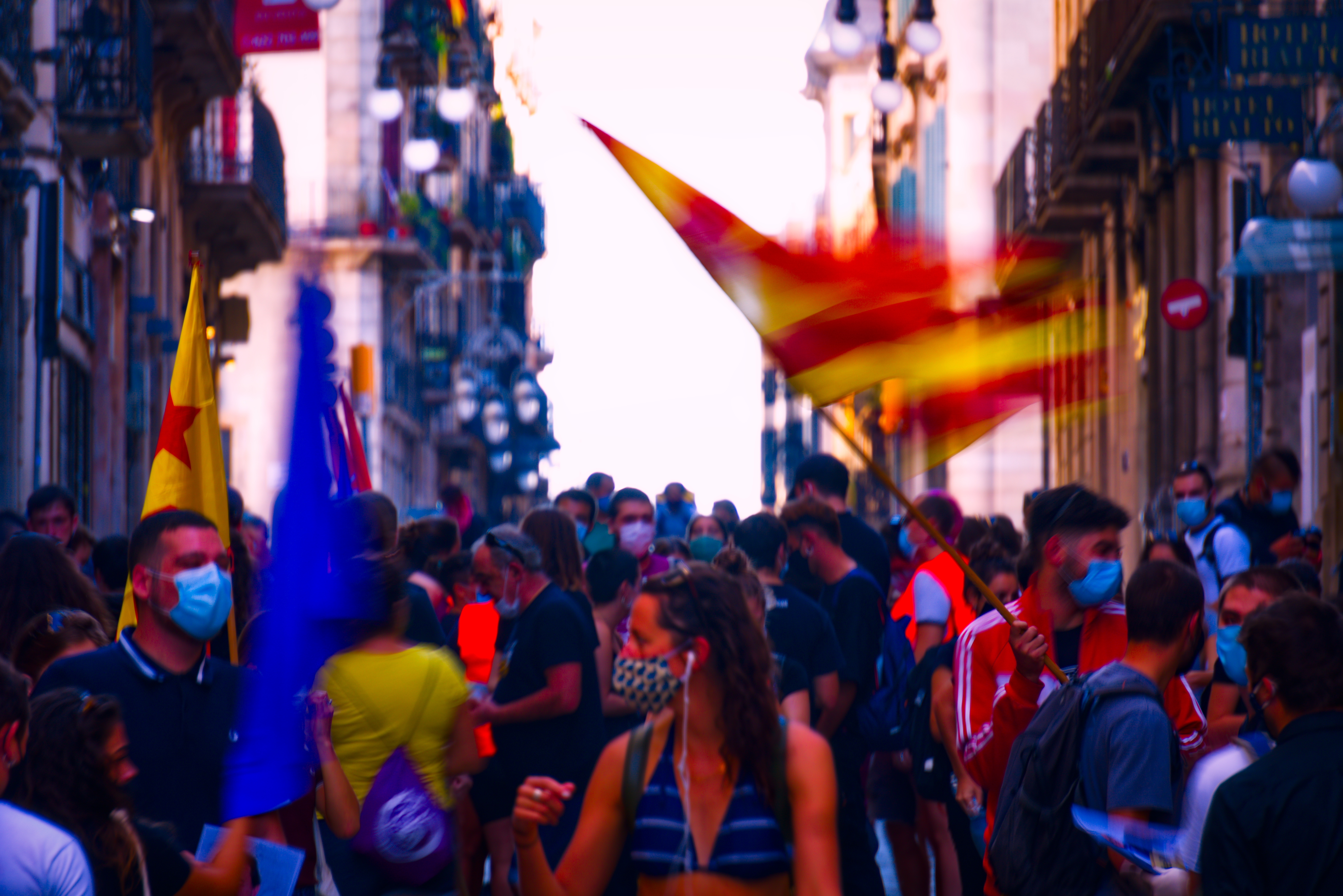 Galeria fotogràfica de l'11S a Barcelona