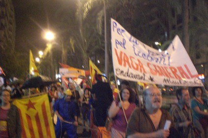 Nova mobilització contra la Reforma Laboral i per la vaga general a Alacant