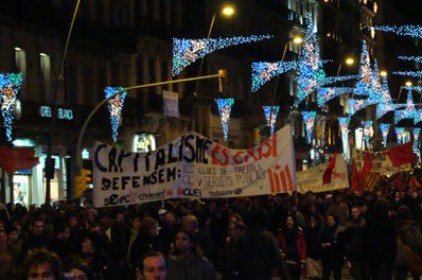 Noves mobilitzacions contra la crisi a Barcelona i a València