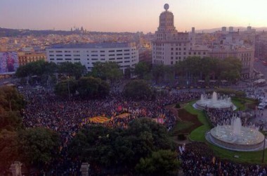 Els Països Catalans clamen contra la monarquia espanyola
