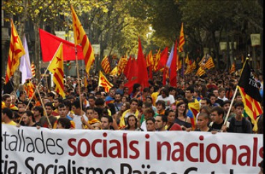 7.000 manifestants a Barcelona demostren la solidesa de l’Esquerra Independentista durant la Diada