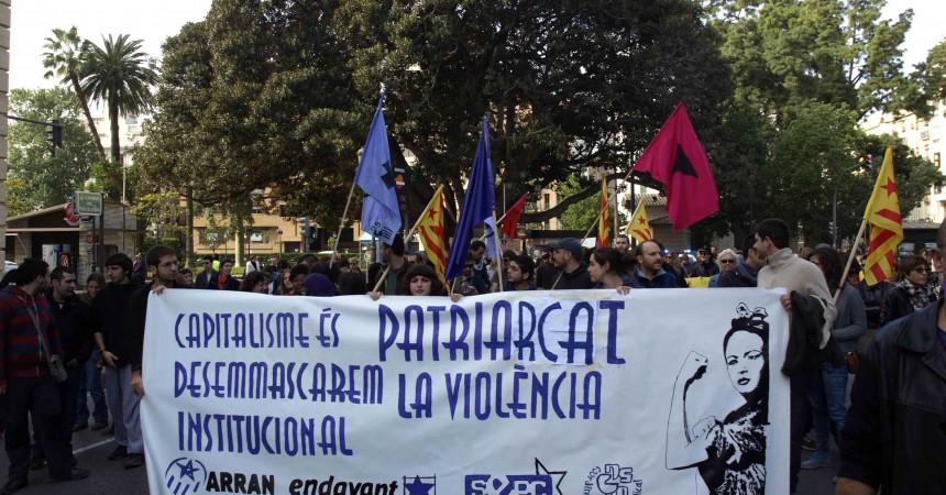 Mobilitzacions arreu dels Països Catalans pel dia  contra la violència de gènere
