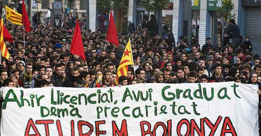 La crisi i Bolonya agreugen la situació de l’ensenyament públic
