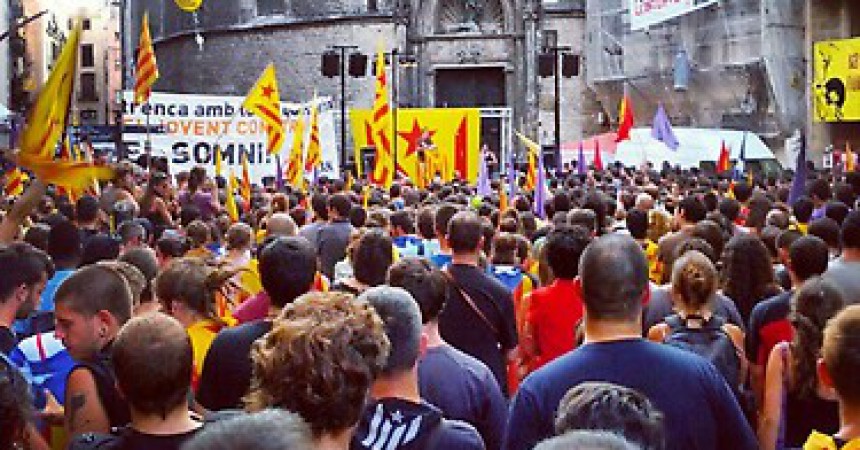 Gran marea per la independència a Barcelona