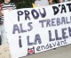 Protesta independentista davant la proclamació de Camps com a candidat a presidir la Generalitat