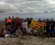 L’estelada ascendeix al cim d’Aitana davant la presència de l’exèrcit espanyol