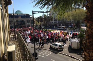 3.000 manifestants a la jornada de lluita sindical a Perpinyà