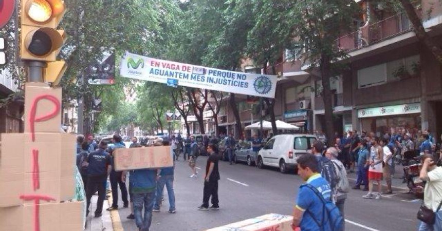 Pols jurídic entre Telefónica i els comitès de vaga