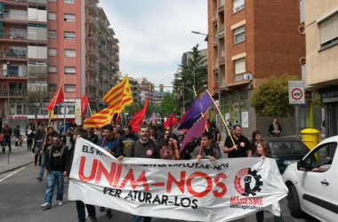 La manifestació de l’1 de maig a Mataró assenyala els culpables de la crisi