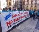 Les vaguistes de Movistar protesten contra la renovació del conveni del MWC