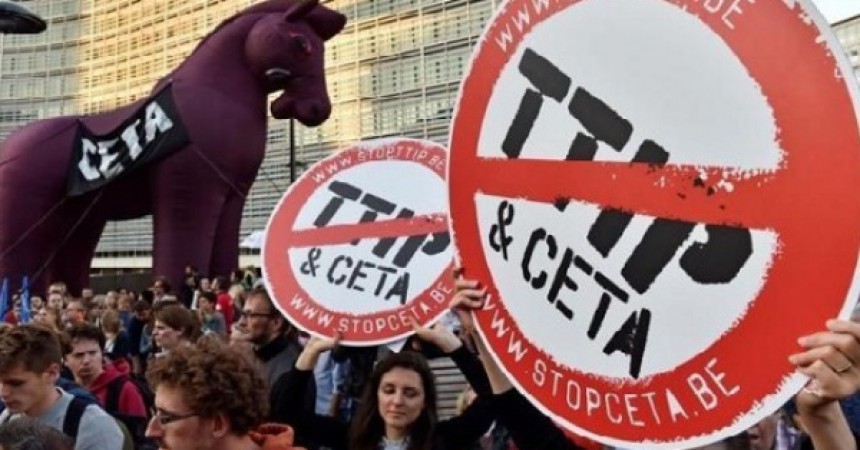 Mobilitzacions contra el CETA i el TTIP el dissabte 15