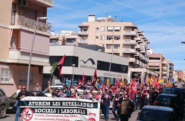 L’1 de maig anticapitalista de 2017 als Països Catalans en imatges