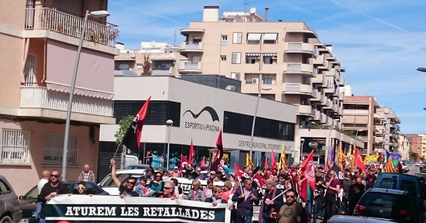 L’1 de maig anticapitalista de 2017 als Països Catalans en imatges