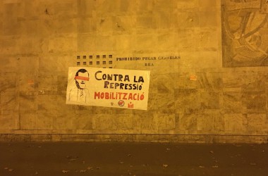 Nit de solidaritat i contra la repressió a València