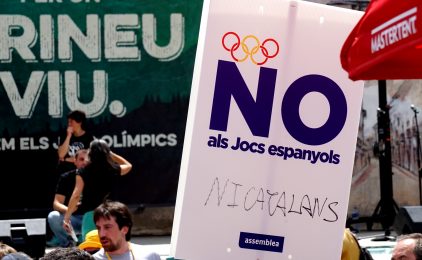 El Pirineu s’alça contra els Jocs Olímpics [crònica fotogràfica]