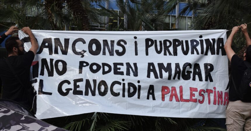 AcampadaPalestinaUV: ferms en la denúncia del genocidi